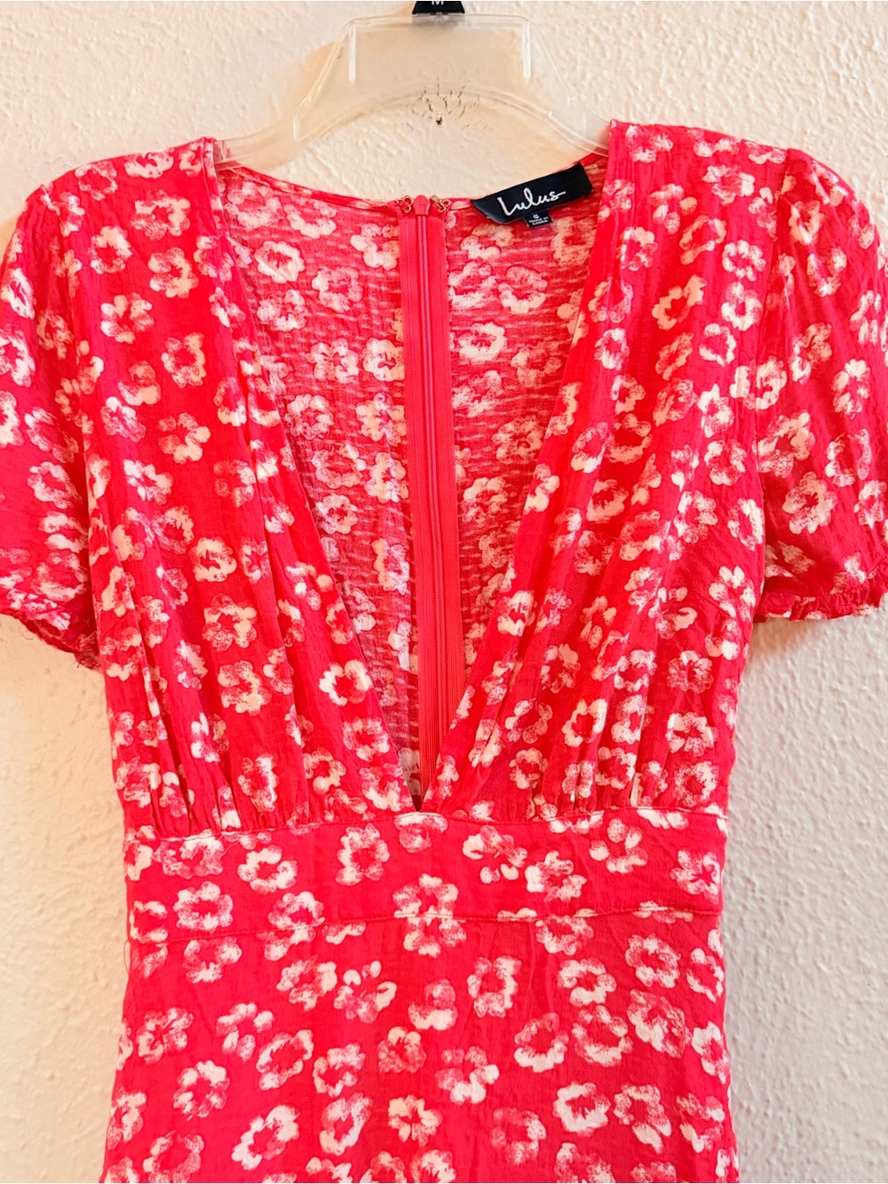 Lulus red floral mini dress - Picture 6 of 10